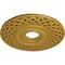 Ekena Millwork Robin Ceiling Medallion (Canopies up to 6 1/4"), 22 1/4"OD x 4 3/4"ID x 1 1/4"P, Iridescent Gold CM22RBIGS - alternate 3